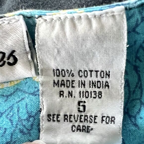 Vintage Loungees Small Blue Butterfly Mumu House Sleep Dress Kaftan Pockets - Picture 13 of 14